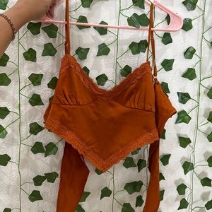 Forever 21 backless crop top